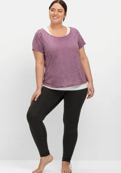 Sportleggings mit Shaping-Effekt, Saum mit Stopper<sheego Best