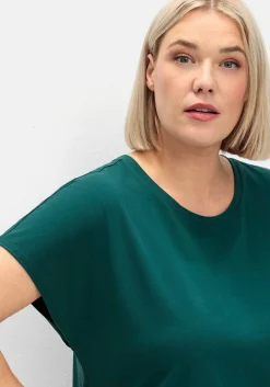 Sportshirt mit breitem Bund und Cut-out hinten<sheego Sale