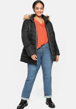 Steppjacke mit abnehmbarer Kapuze<sheego Sale