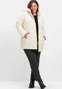 Steppjacke mit abnehmbarer Kapuze<sheego Online