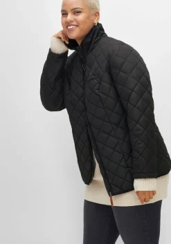 Steppjacke mit hoch schließendem Stehkragen<sheego Clearance