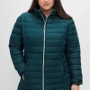 Steppjacke mit Stehkragen und Teilungsnähten<sheego Fashion