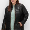 Steppjacke mit Stehkragen und Kontrastdetails<sheego Sale
