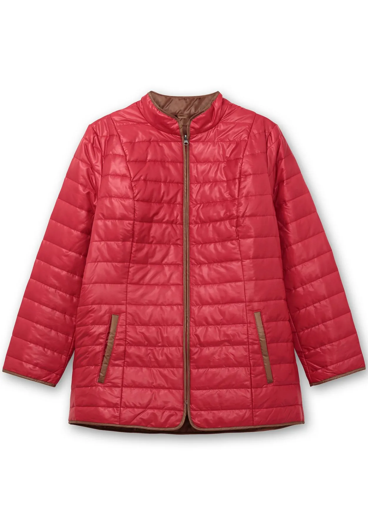 Steppjacke mit Stehkragen und Kontrastdetails<sheego Best