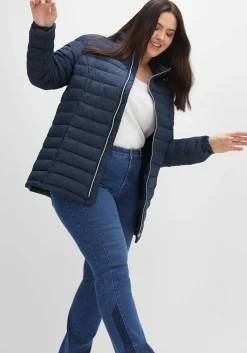 Steppjacke mit Stehkragen und Teilungsnähten<sheego Best