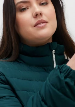 Steppjacke mit Stehkragen und Teilungsnähten<sheego Fashion