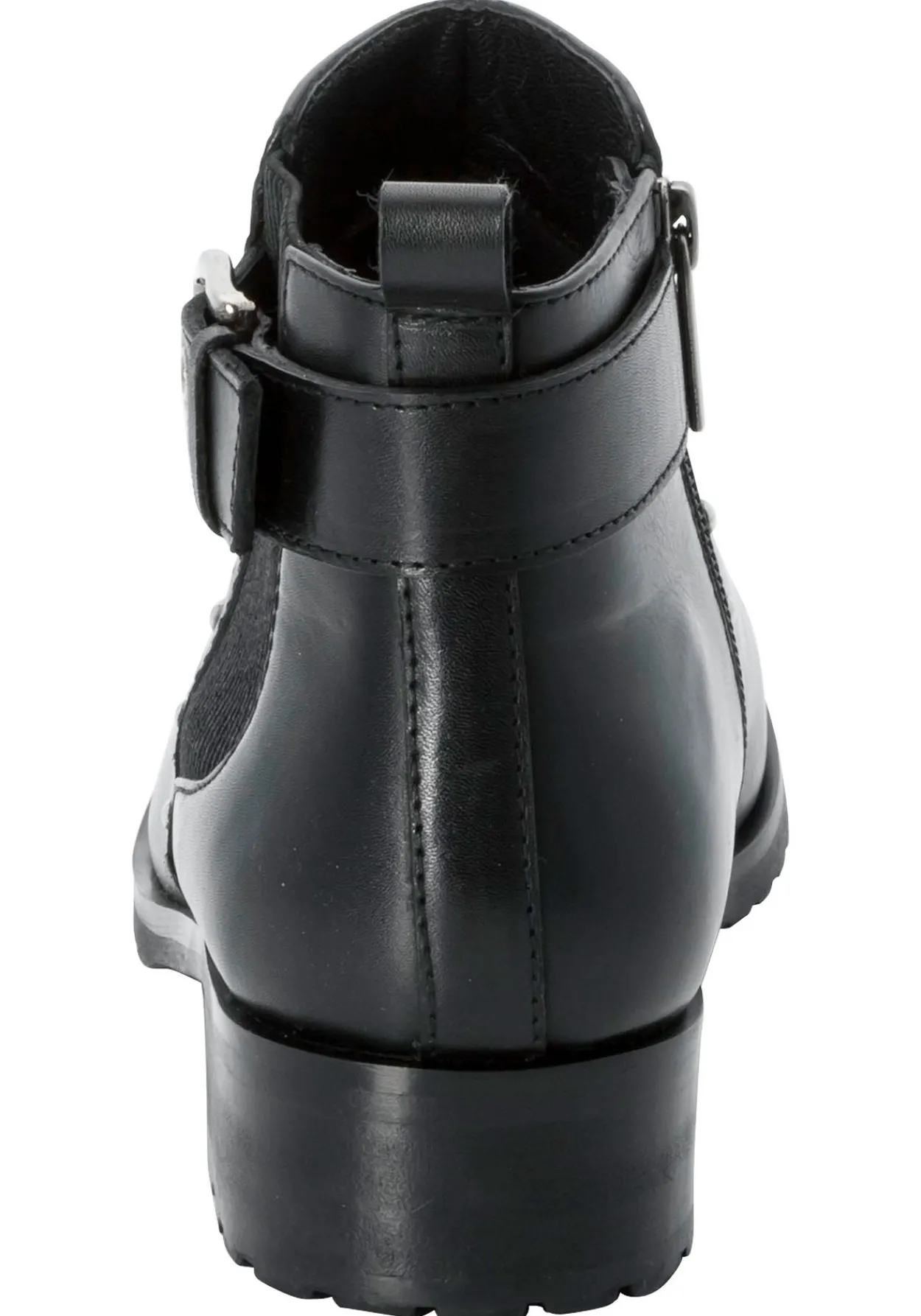 Stiefelette aus Leder mit Nietenbesatz<sheego Fashion