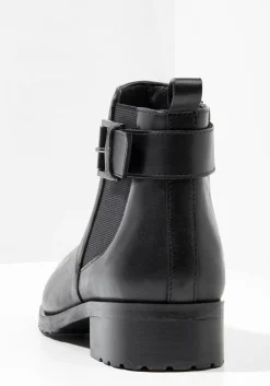 Stiefelette aus Rindsleder, mit Stretch-Einsatz<sheego Sale