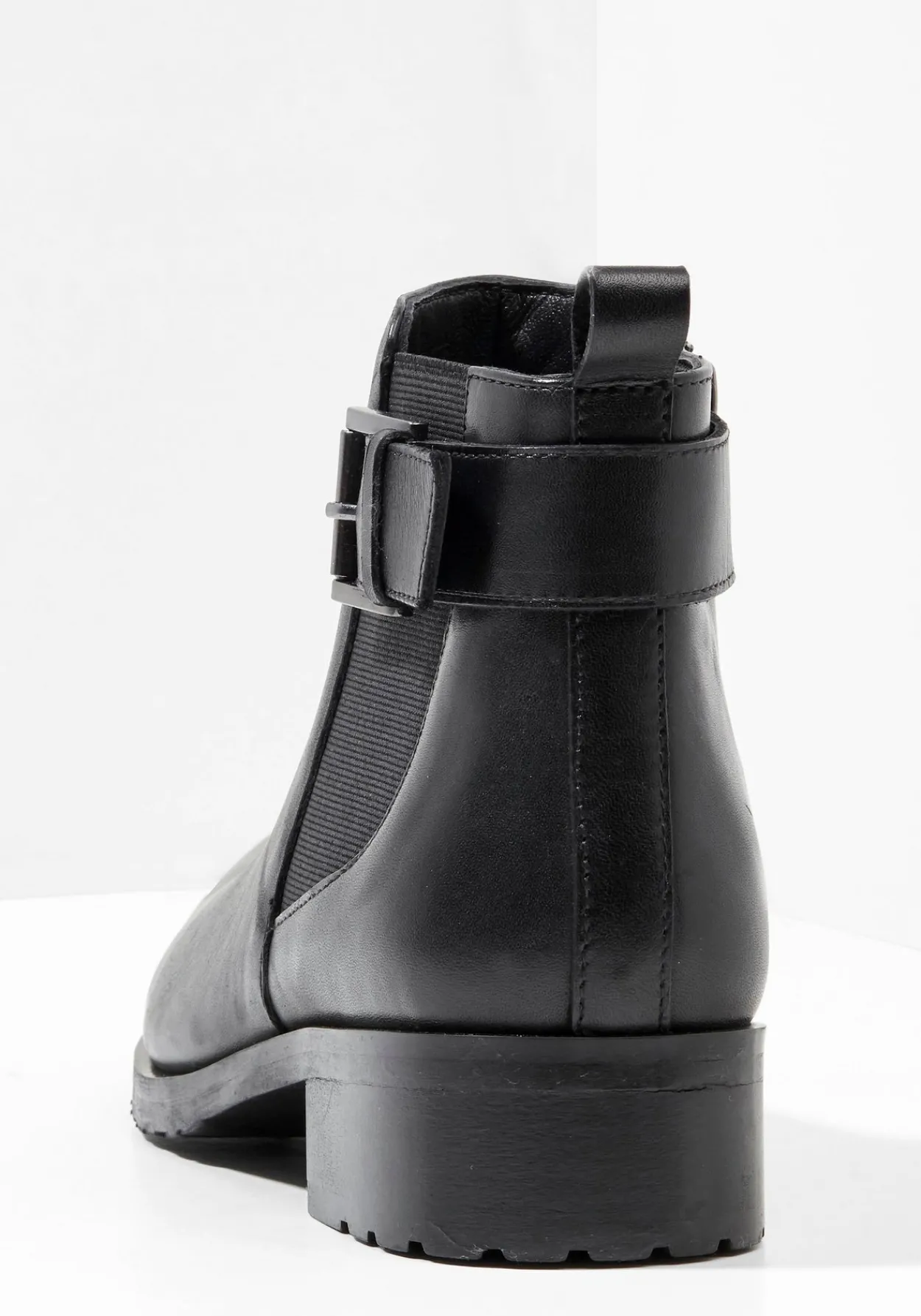 Stiefelette aus Rindsleder, mit Stretch-Einsatz<sheego Sale