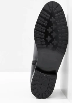 Stiefelette aus Rindsleder, mit Stretch-Einsatz<sheego Sale