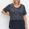 Stillshirt in Lagenoptik, aus Viskosejersey<sheego Best
