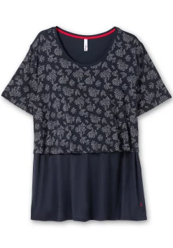 Stillshirt in Lagenoptik, aus Viskosejersey<sheego Best