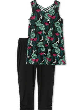 Strandset aus Longtop und 3/4-Leggings<sheego Best