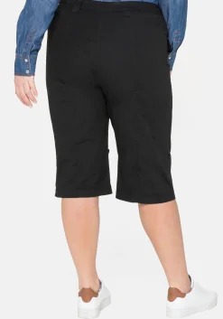 Stretch-Bermudas mit aufgesetzten Taschen und Patten<sheego Best
