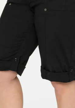 Stretch-Bermudas mit aufgesetzten Taschen und Patten<sheego Best