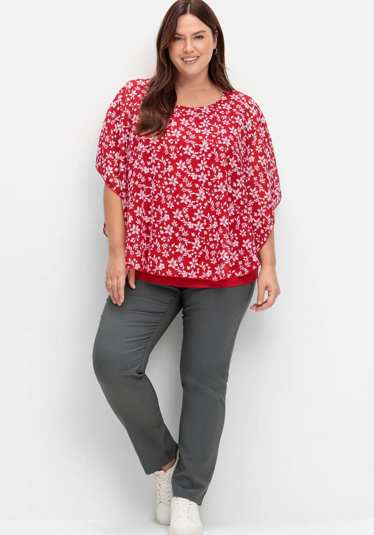 Stretchhose mit innenliegendem Gummizugbund<sheego Fashion