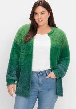 Strickjacke im Farbverlauf, aus Flausch-Garn<sheego by Joe Browns Best