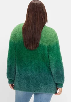 Strickjacke im Farbverlauf, aus Flausch-Garn<sheego by Joe Browns Best