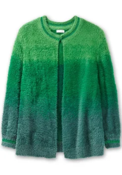 Strickjacke im Farbverlauf, aus Flausch-Garn<sheego by Joe Browns Best