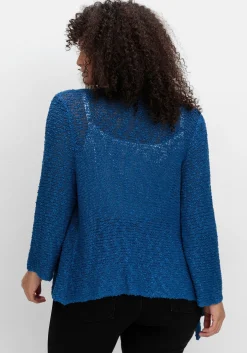 Strickjacke im Häkel-Look, mit zipfeligem Saum<sheego by Joe Browns New