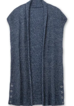 Strickweste in offener Form und melierter Optik<sheego Clearance