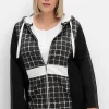 Sweatjacke mit Kapuze, im Mustermix<sheego New