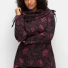 Sweatshirt in Longform mit weitem Kragen<sheego by Joe Browns Fashion