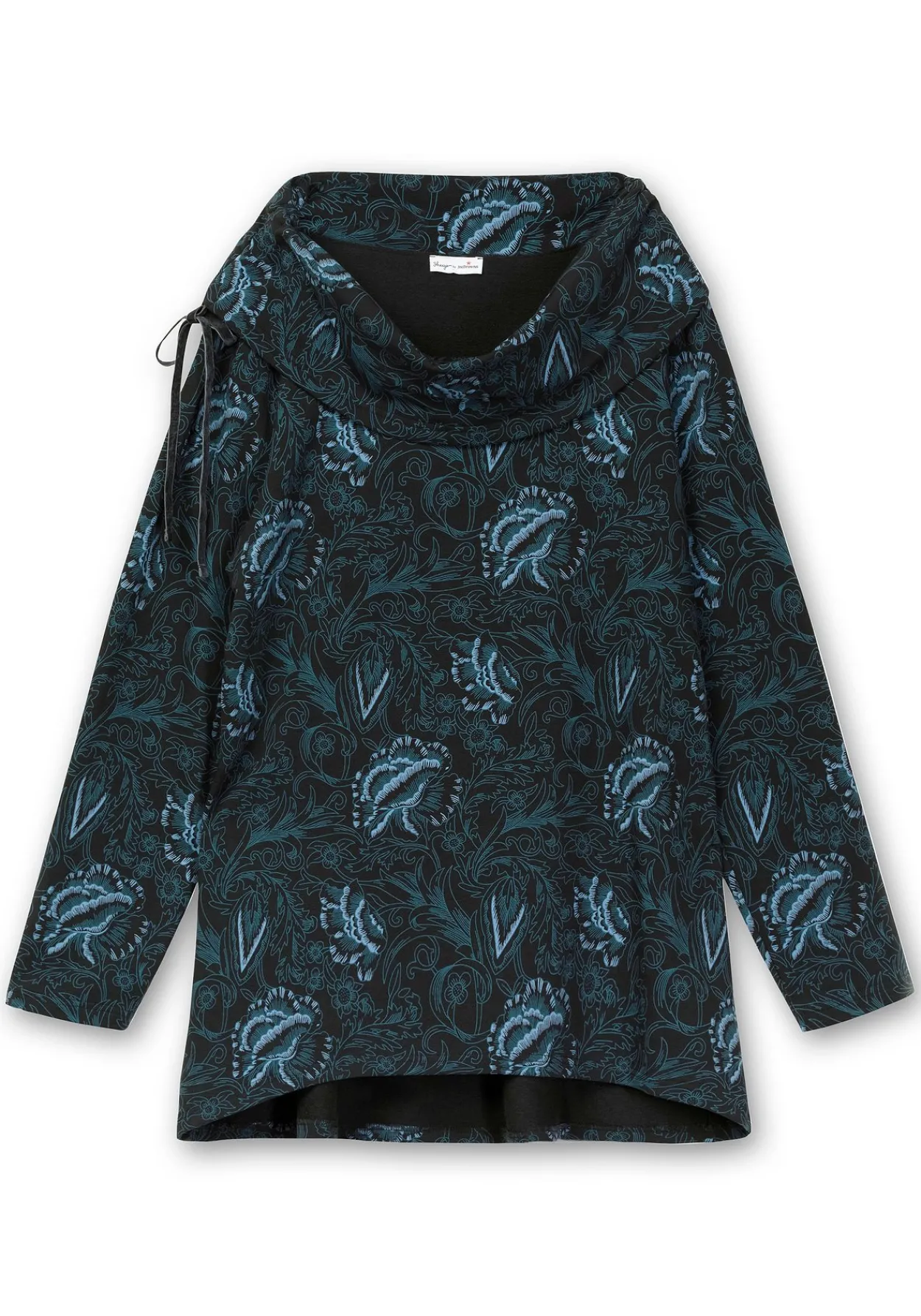 Sweatshirt in Longform mit weitem Kragen<sheego by Joe Browns Clearance