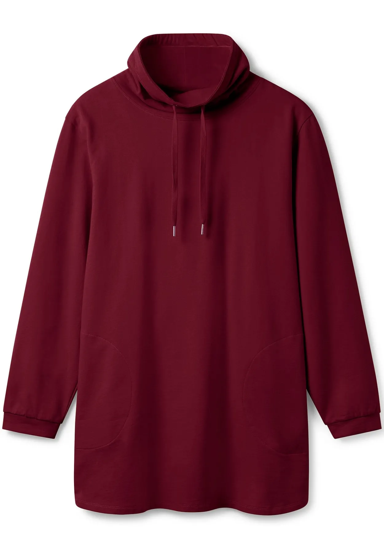 Sweatshirt mit hohem Kragen und Tunnelzug<sheego Sale