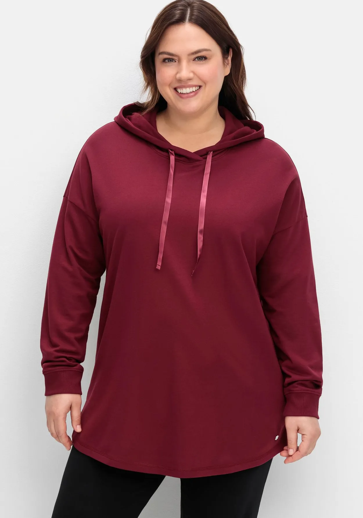 Sweatshirt mit Kapuze, in Oversizeform<sheego Online