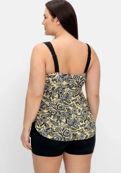 Tankini-Oberteil im Paisleymuster, mit Raffung seitlich<sheego New