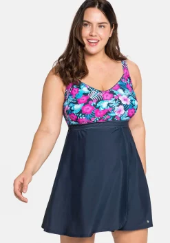 Tankini-Oberteil in ausgestellter Longform<sheego Discount