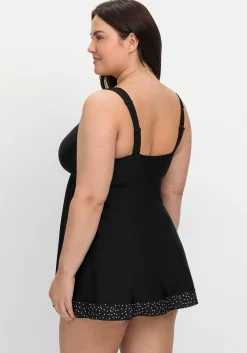Tankini-Oberteil in leicht ausgestellter Longform<sheego Hot