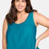 Tankini-Oberteil in Oversized-Form, elastischer Bund<sheego New