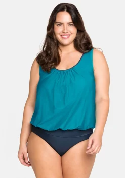 Tankini-Oberteil in Oversized-Form, elastischer Bund<sheego New