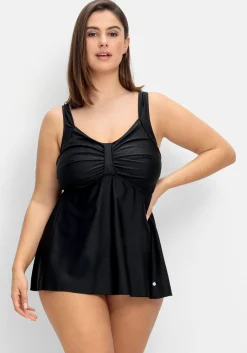 Tankini-Oberteil mit Raffung im Brustbereich<sheego Outlet