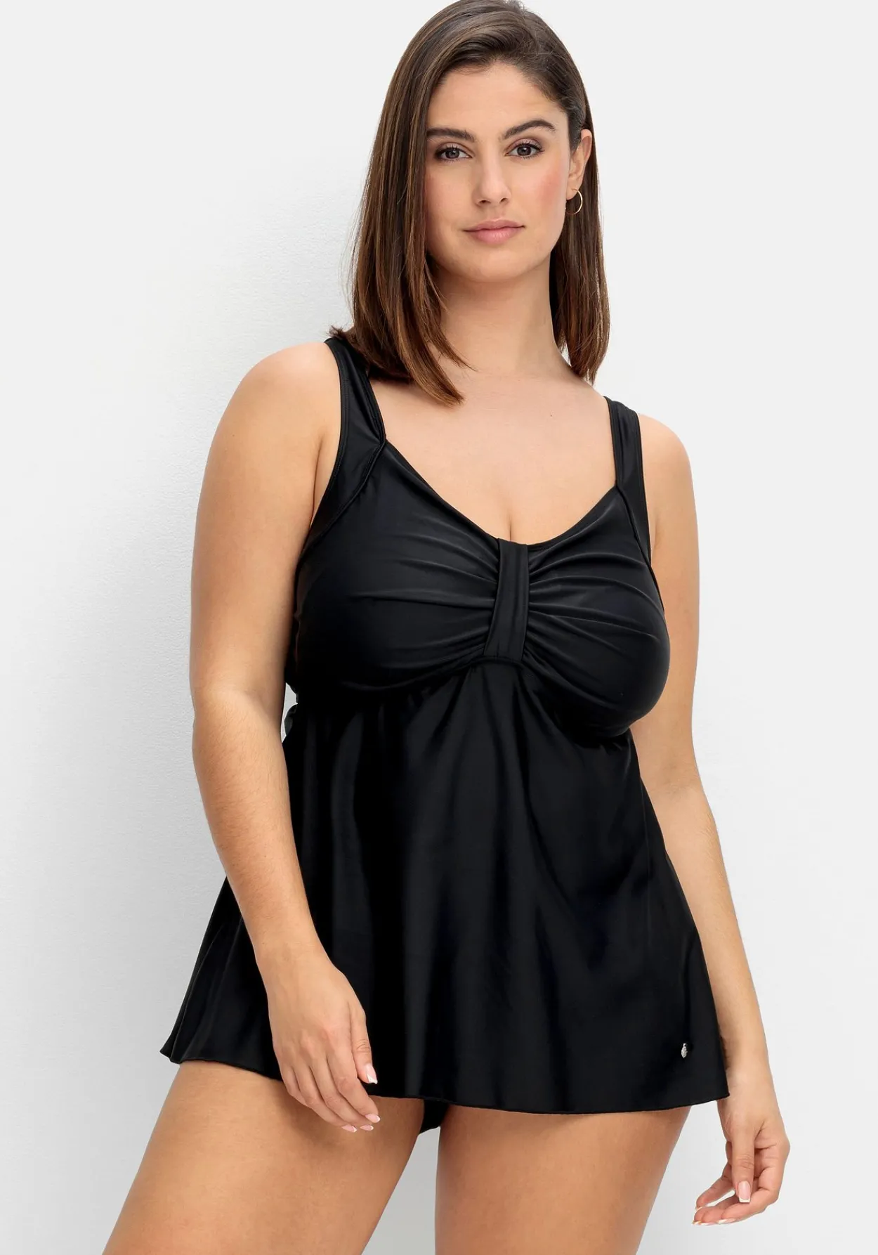 Tankini-Oberteil mit Raffung im Brustbereich<sheego Outlet