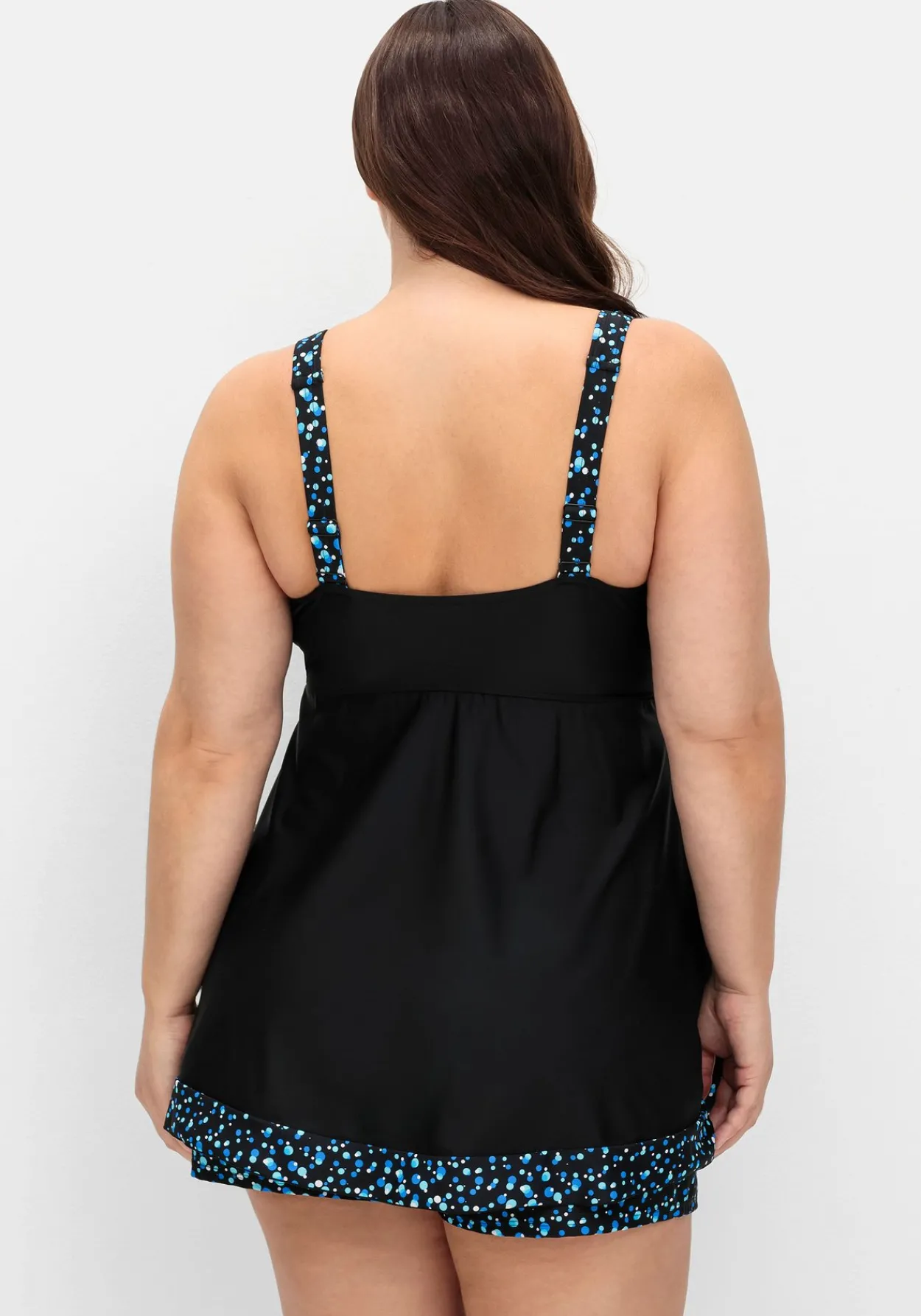 Tankini-Top in Longform, mit Pünktchenprint<sheego New