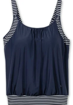 Tankini-Top in Oversized-Form mit Streifendetails<sheego Clearance
