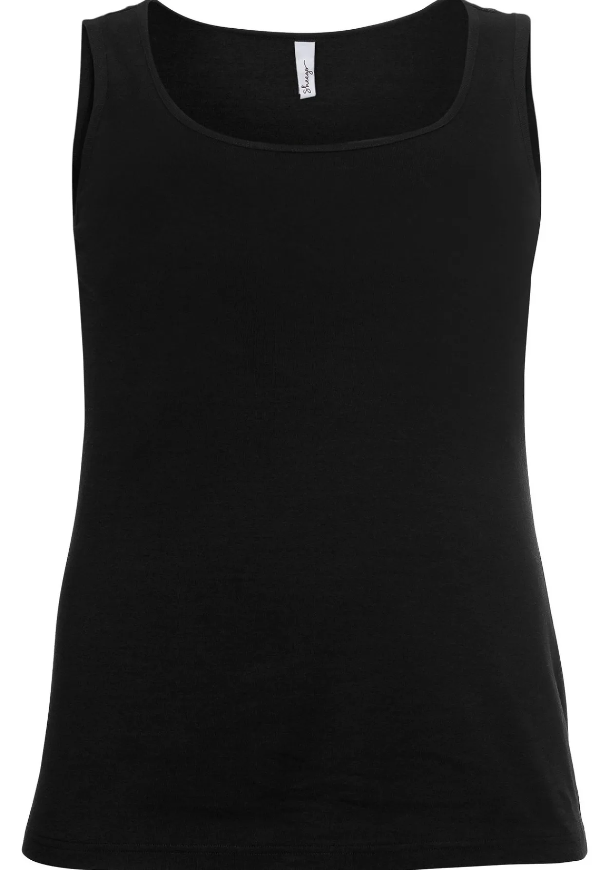 Tanktop aus Baumwolle, mit Rundhalsausschnitt<sheego New