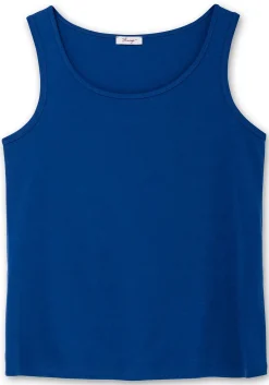 Tanktop aus Baumwolle, mit Rundhalsausschnitt<sheego Outlet