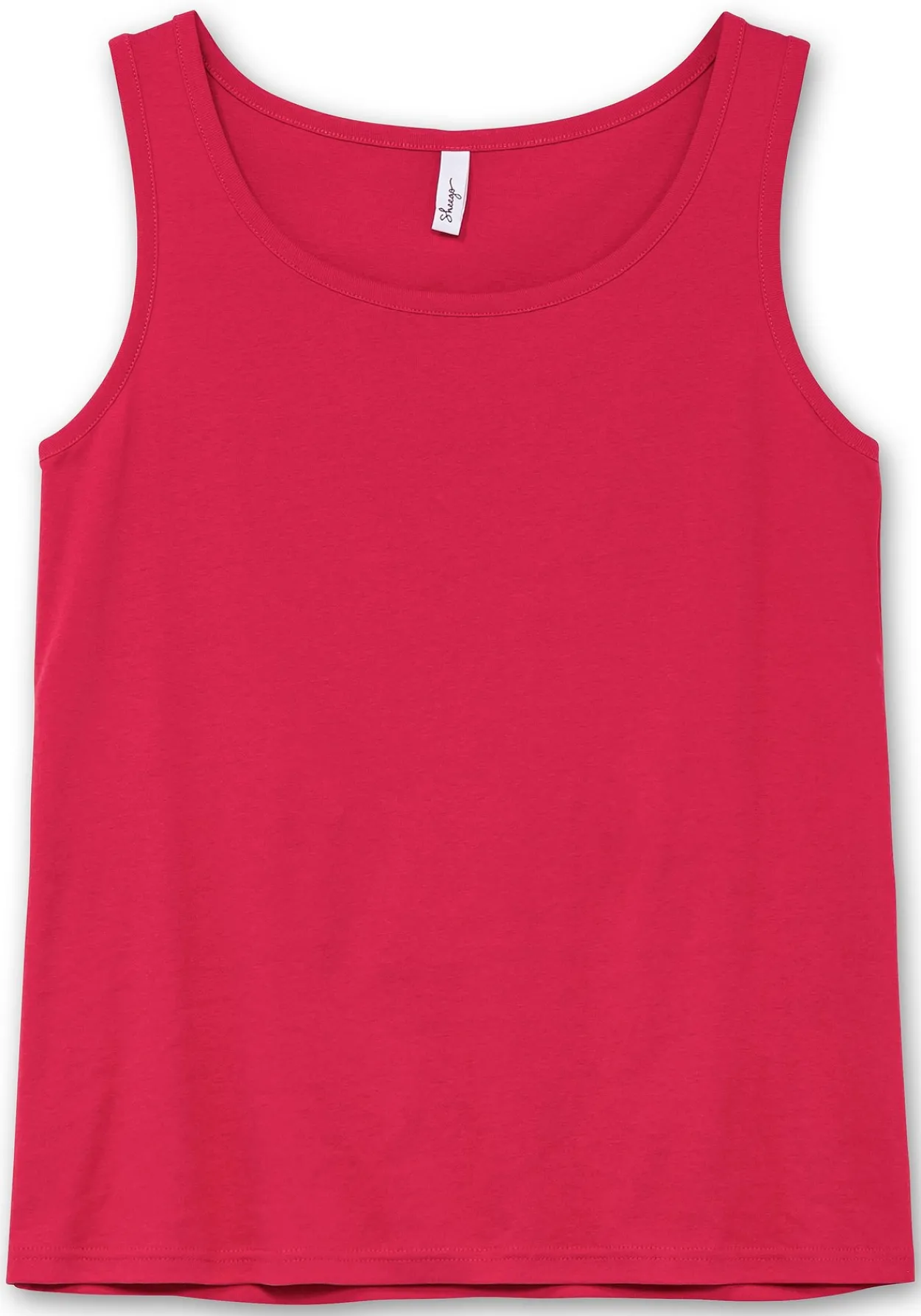 Tanktop aus Baumwolle, mit Rundhalsausschnitt<sheego Best