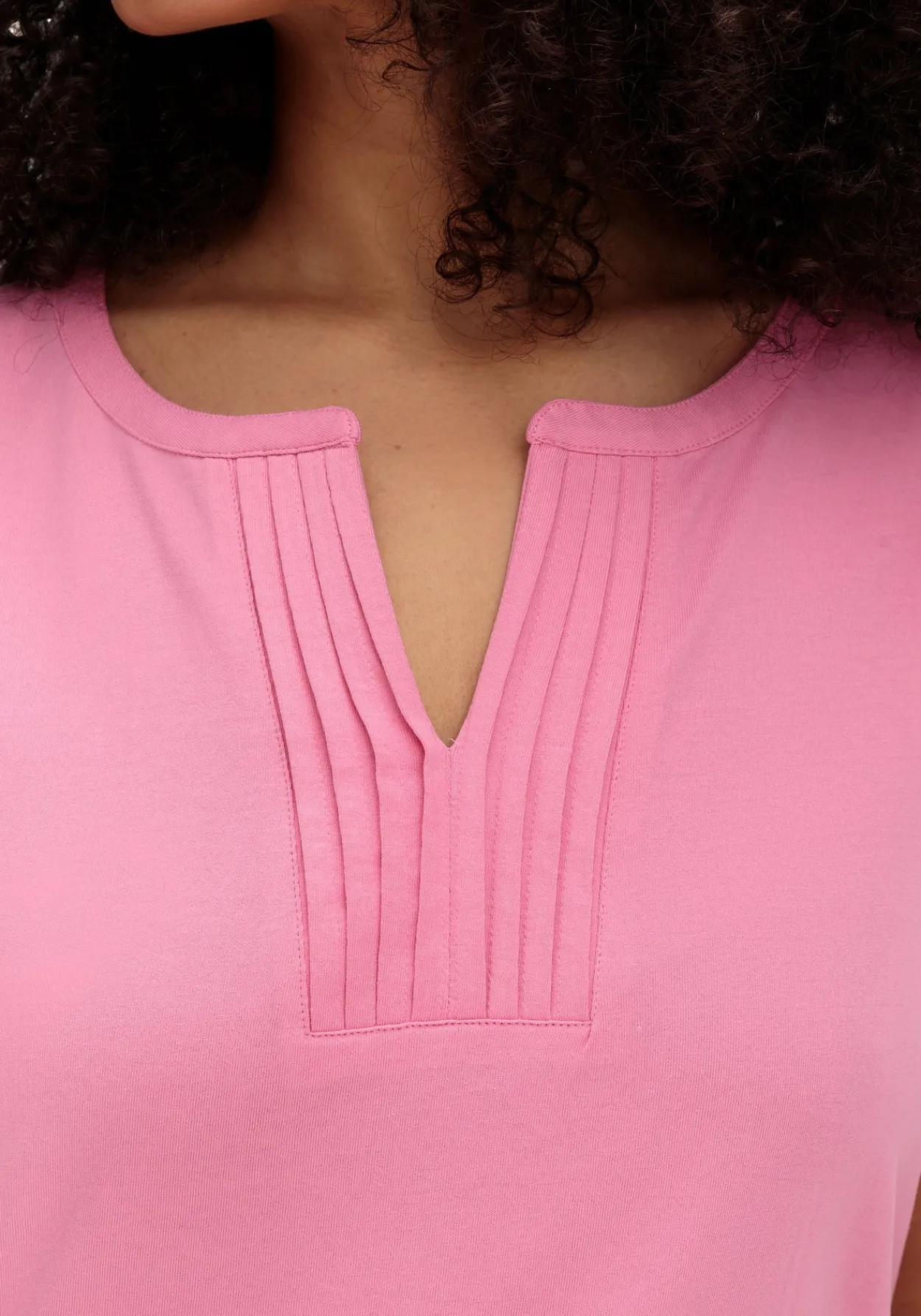 Tanktop aus Jersey, mit Biesen am Ausschnitt<sheego Sale