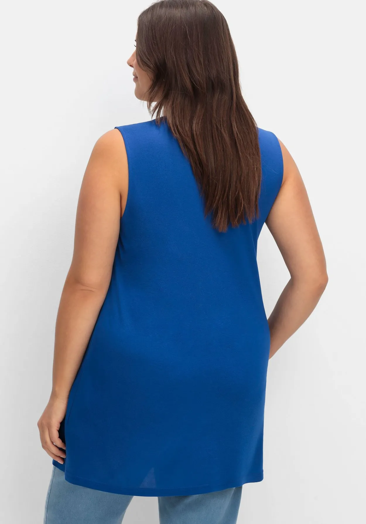 Top in A-Linie, mit Karree-Ausschnitt und Taschen<sheego New