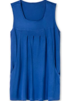 Top in A-Linie, mit Karree-Ausschnitt und Taschen<sheego New