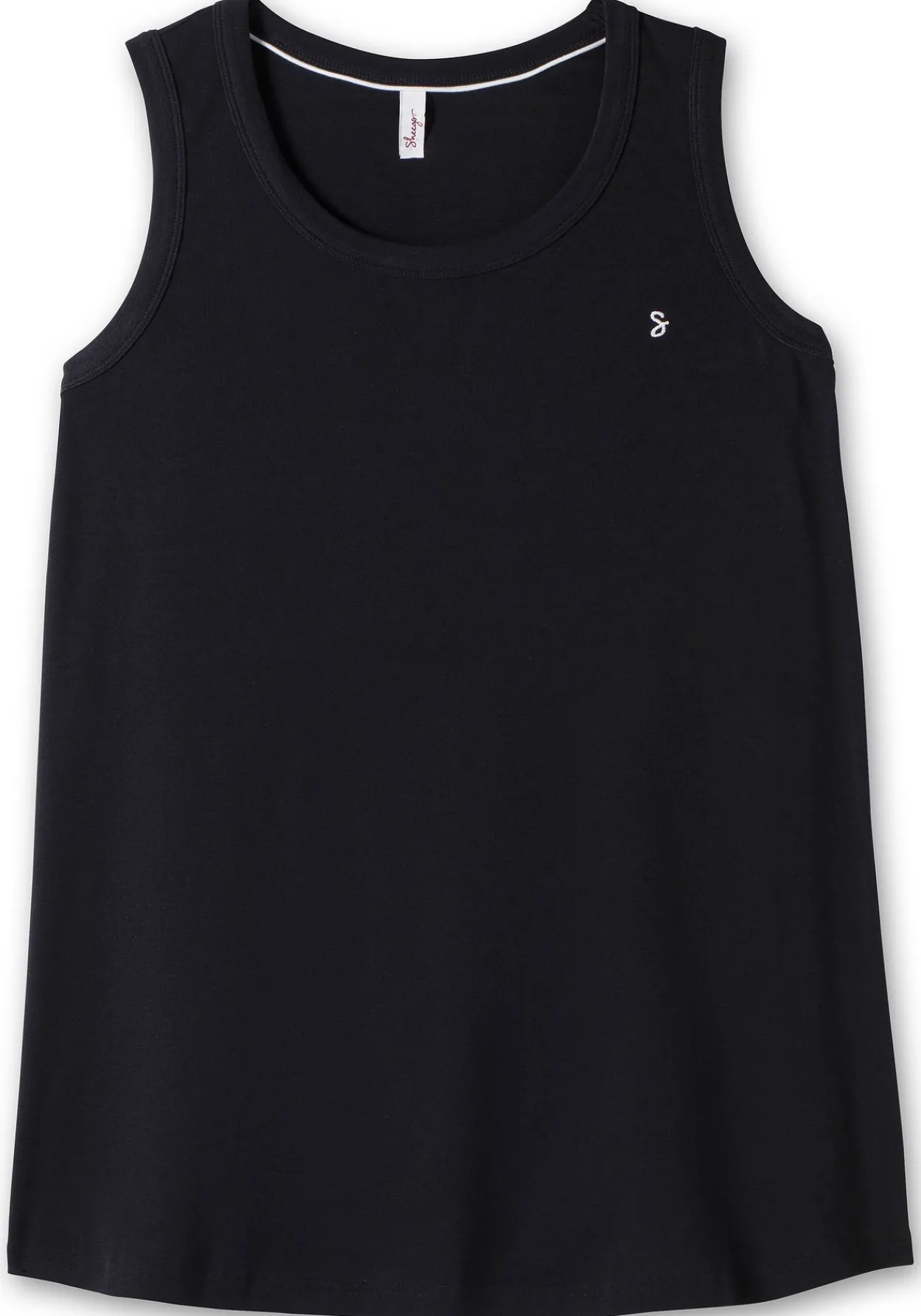 Top in leichter A-Linie, aus Rippqualität<sheego Fashion