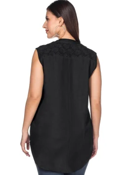 Top mit dekorativem Spitzenbesatz<sheego by Joe Browns Clearance