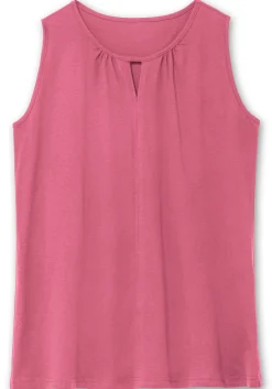 Top mit leichter Raffung und Cut-out am Ausschnitt<sheego Outlet