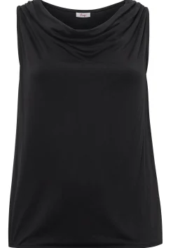 Top mit Wasserfallkragen und Gummibund<sheego Sale
