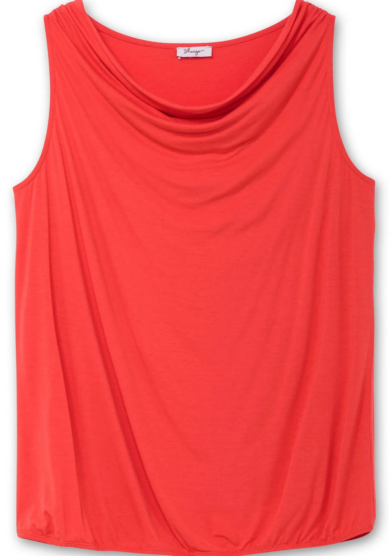 Top mit Wasserfallkragen und Gummibund<sheego New